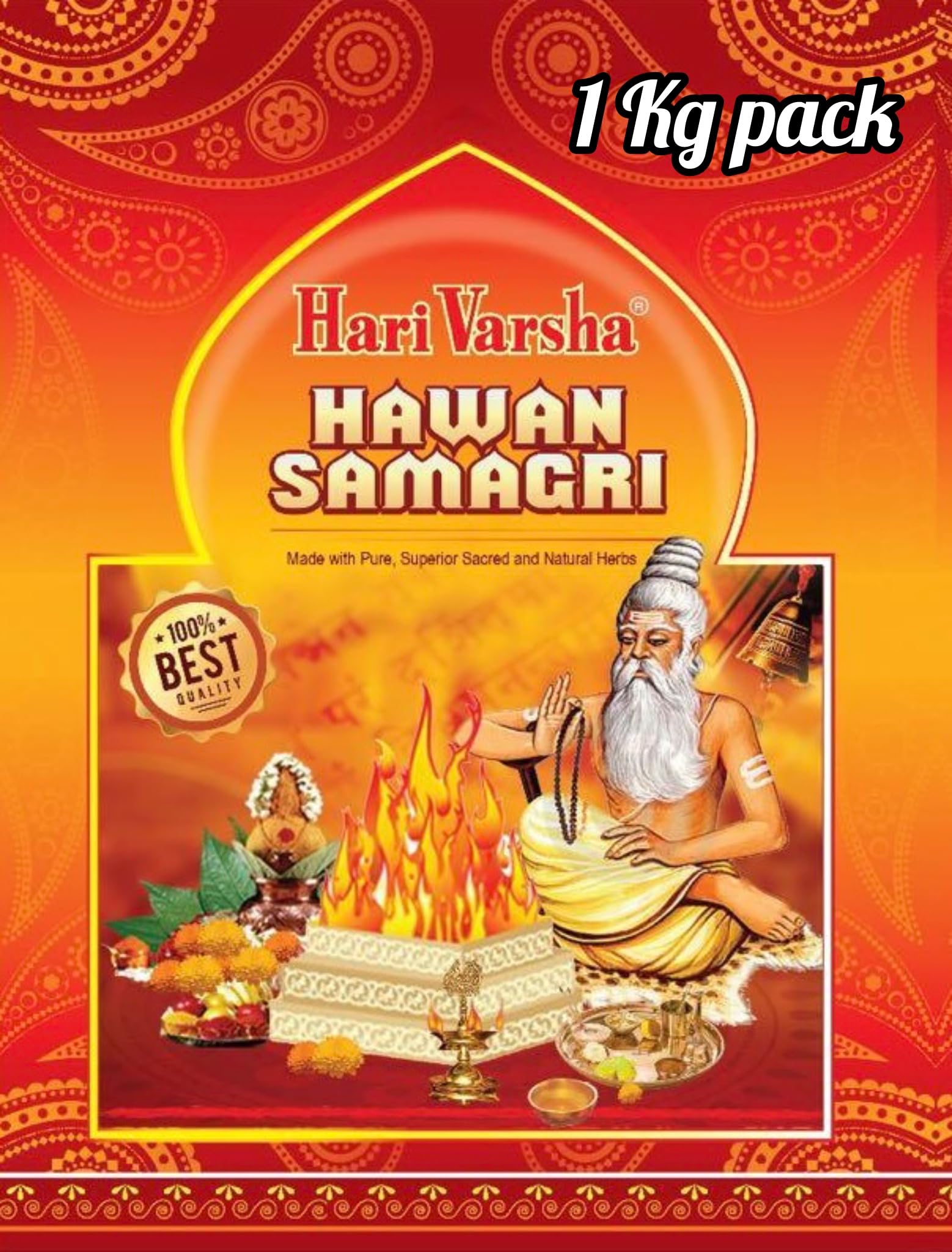 Hawan Samagri | Pure Natural Herbs for Sacred Fire Rituals, Pooja & Religious Ceremonies – Hari Varsha