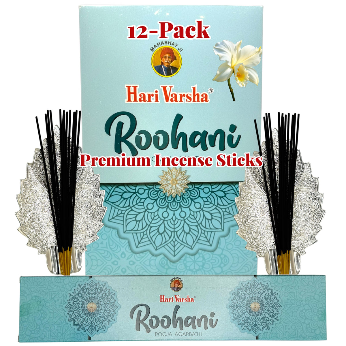 Roohani Incense Sticks | Warm Creme & Vanilla Fragrance for Home & Relaxation – Hari Varsha
