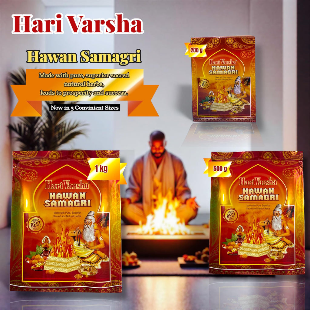Hawan Samagri | Pure Natural Herbs for Sacred Fire Rituals, Pooja & Religious Ceremonies – Hari Varsha
